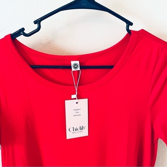 NWT Red Casual Dress - Size Medium - Picture 7 of 7